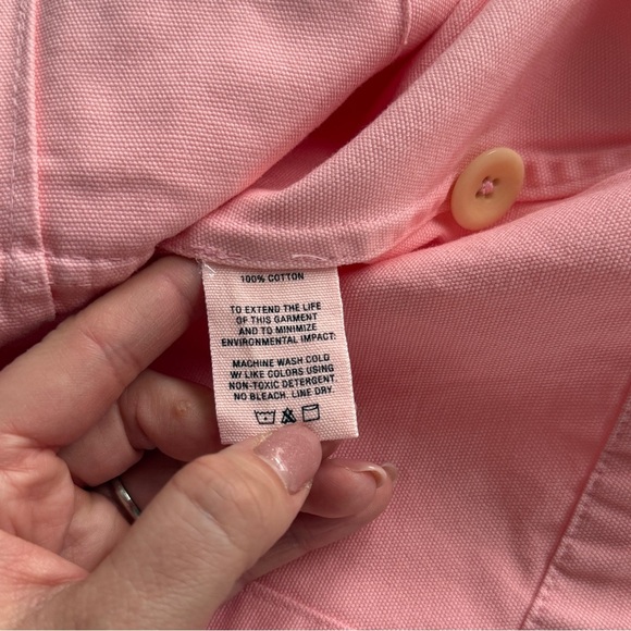 Alex Mill Women’s Utility Field Jacket XL Pink Military Officer Style Cotton Cho - Picture 10 of 10